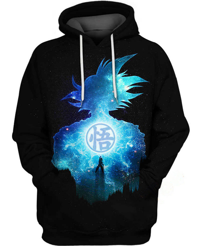 Goku Energy Hoodie 3D 6 Goku Energy Hoodie 3D