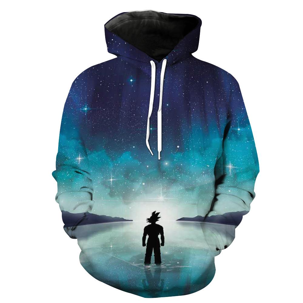Goku Gazing At The Stars Dragon Ball Galaxy Stars Hoodie 3D 1 Goku Gazing At The Stars Dragon Ball Galaxy Stars Hoodie 3D