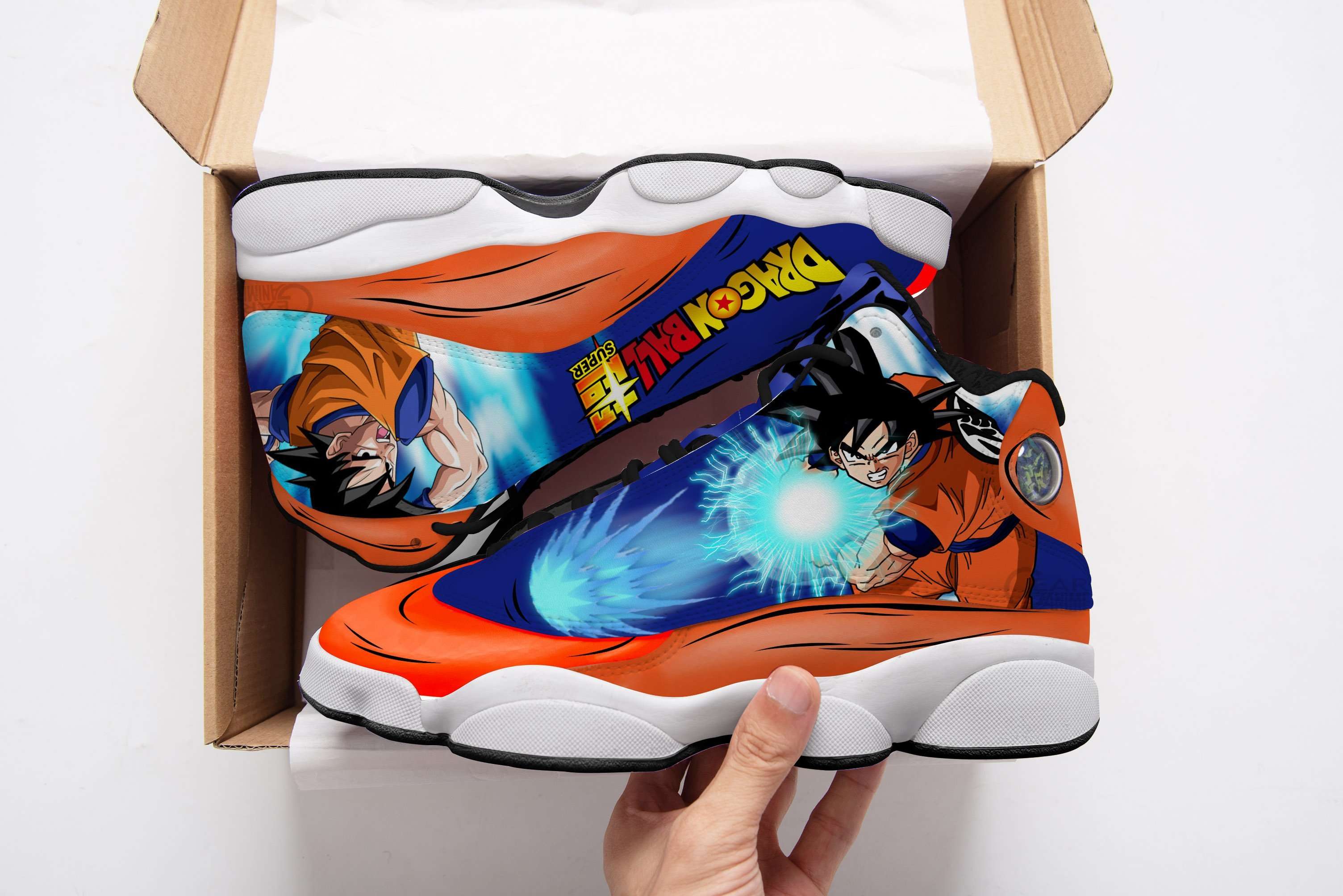 Goku Kame Dragon Ball Anime Custom Air Jordan Shoes