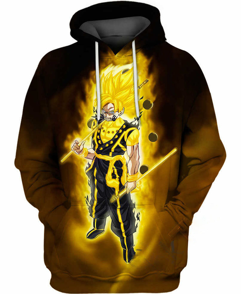Goku Six Paths Hoodie 3D