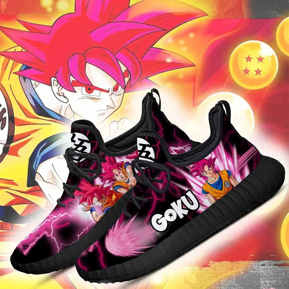 Goku Ssj God Dragon Ball Anime Amazon Reze Shoes