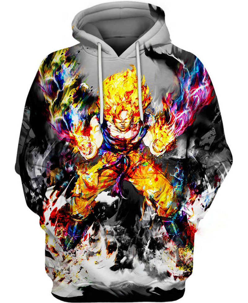 Goku Super Saiyan Hoodie 3D