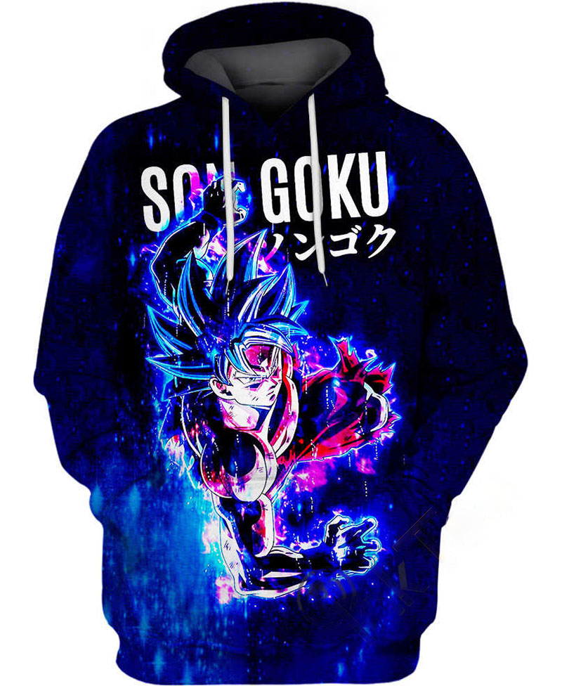 Goku Ultra Instinct Hoodie 3D