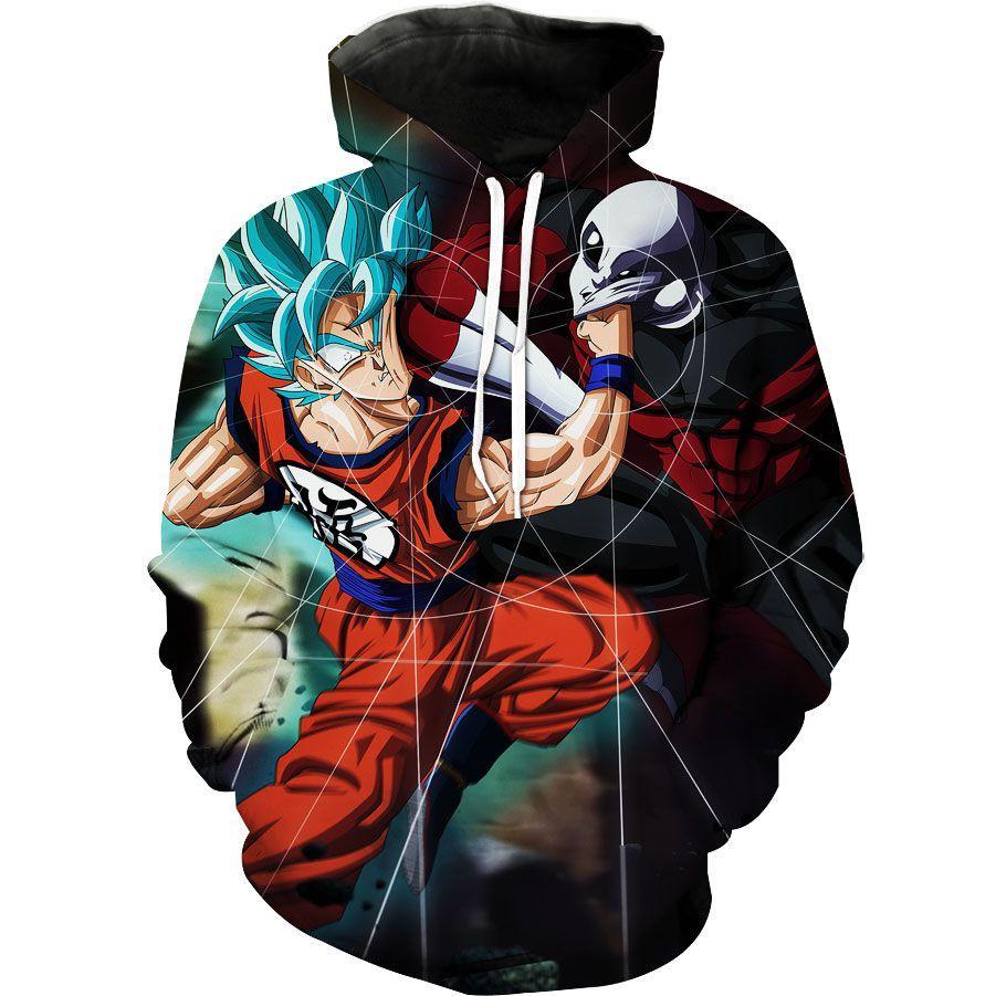 Goku Vs Jiren Fight Dragon Ball Super Fight Hoodie 3D