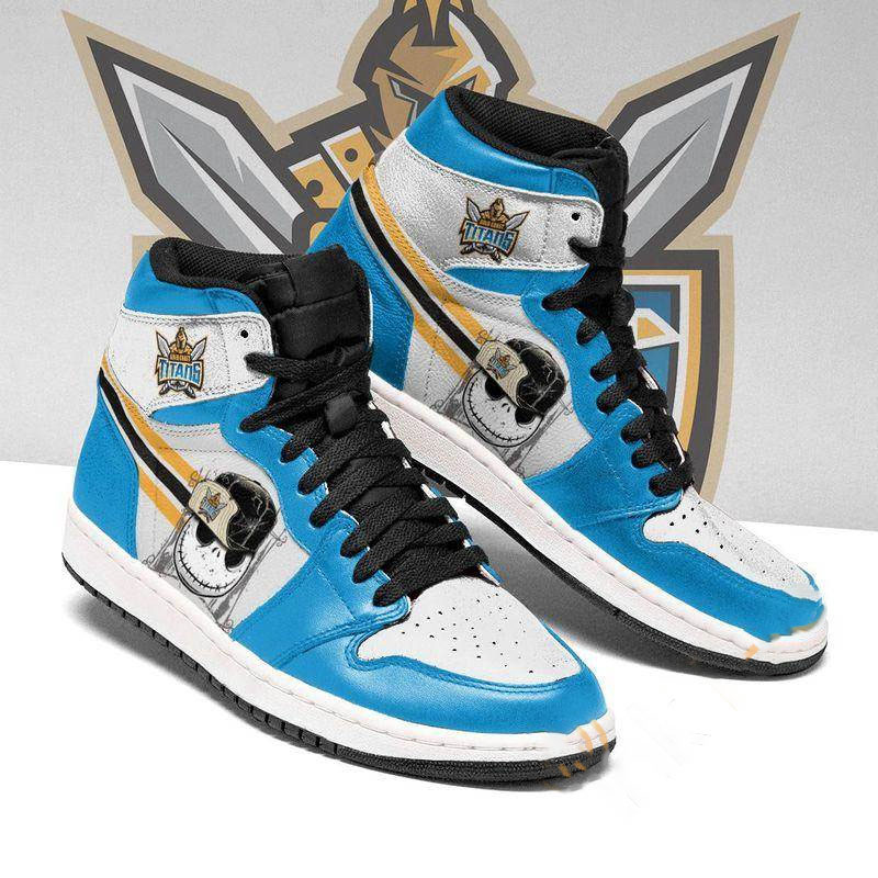 Gold Coast Titans Custom Sneaker Air Jordan Shoes 8 Gold Coast Titans Custom Sneaker Air Jordan Shoes
