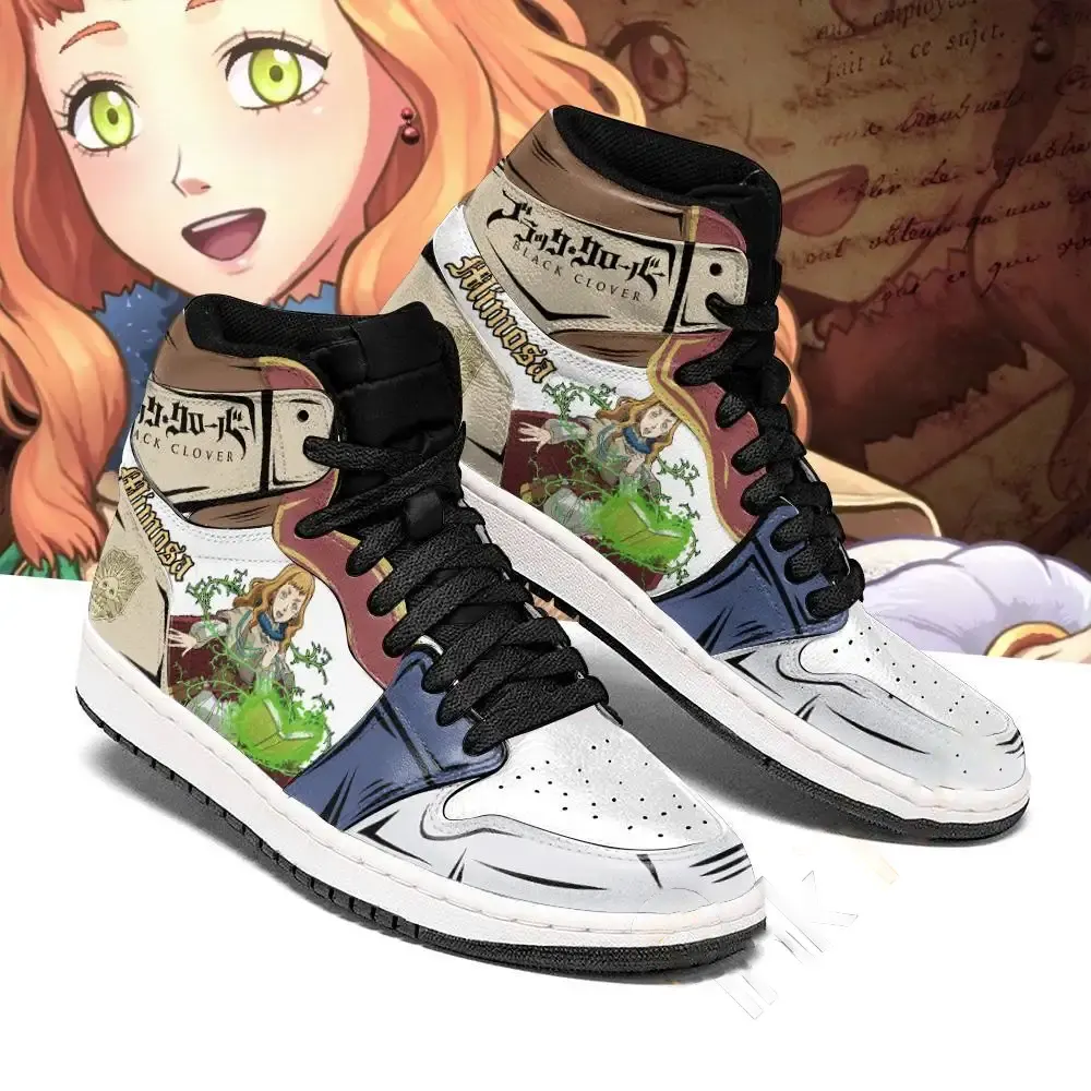 Golden Dawn Mimosa Vermillion Black Clover Anime Shoes Amazon Air Jordan Shoes