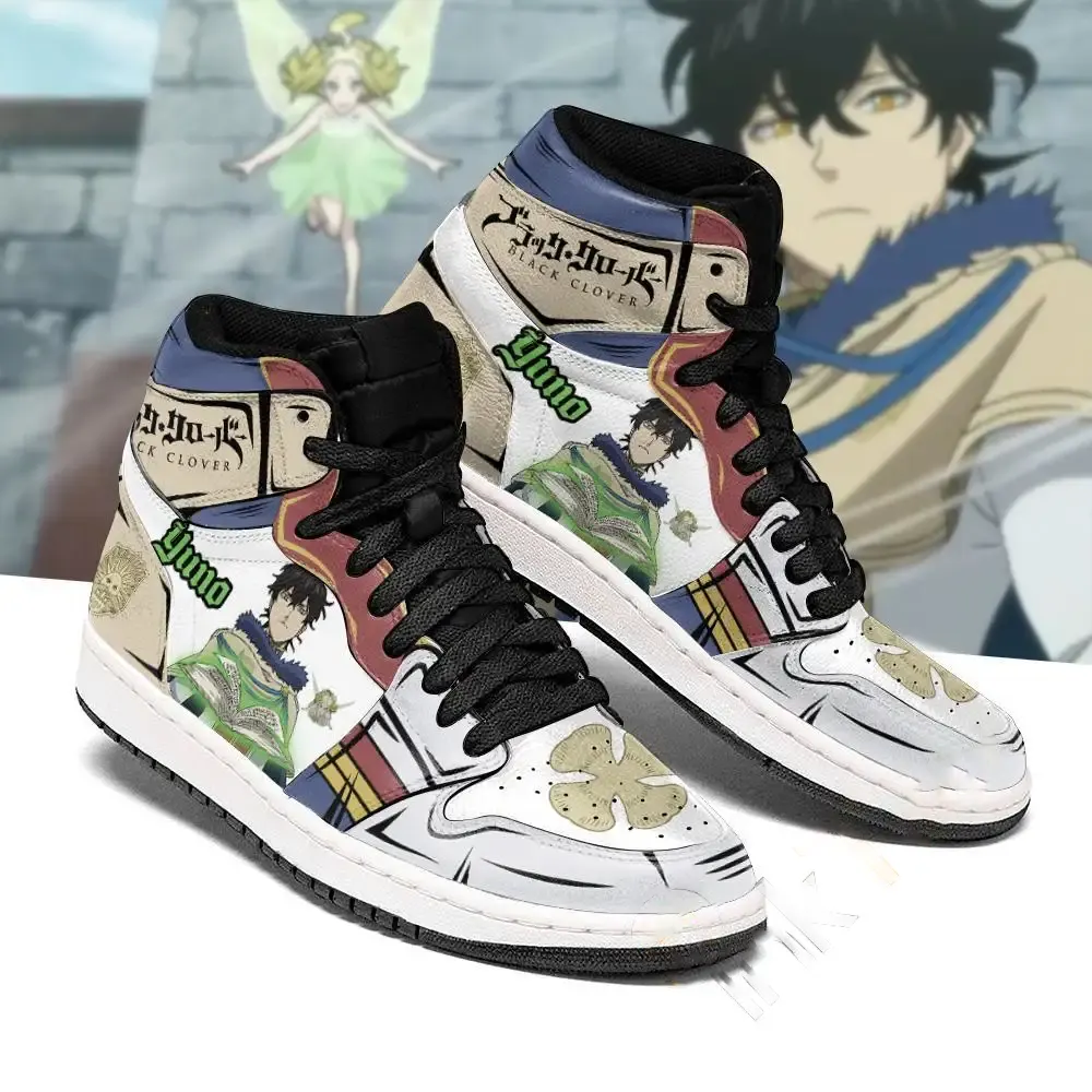Golden Dawn Yuno Black Clover Anime Shoes Amazon Air Jordan Shoes