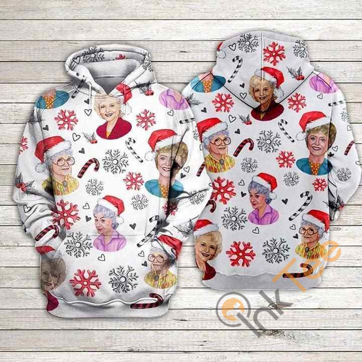 Golden Girls Ugly Christmas Hoodie 3d 7 Golden Girls Ugly Christmas Hoodie 3d