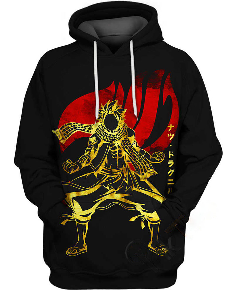 Golden Natsu Dragneel Hoodie 3D