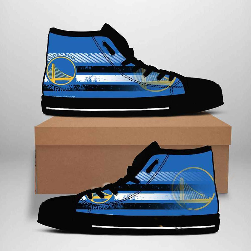 Golden State Warriors NBA Basketball High Top Shoes