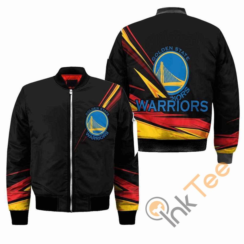Golden State Warriors NBA Black Apparel Best Christmas Gift For Fans Bomber Jacket 8 Golden State Warriors NBA Black Apparel Best Christmas Gift For Fans Bomber Jacket