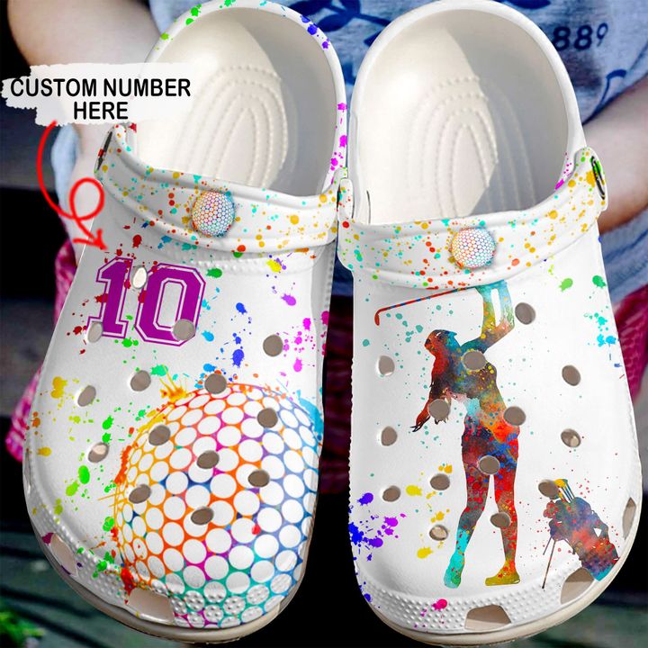 Golf Course Crocs Clog Shoes