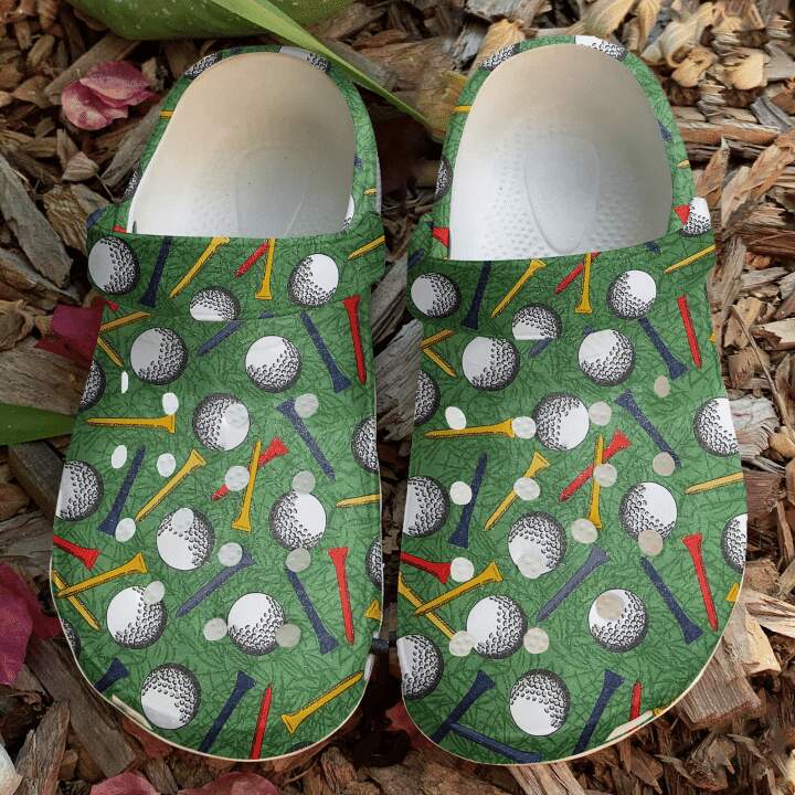 Golf Par-tee Time Crocs Clog Shoes