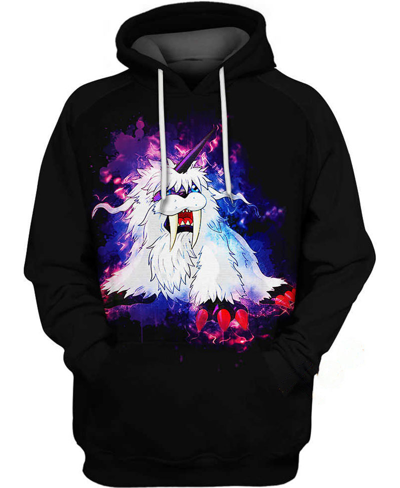 Gomamon Digimon Hoodie 3D 11 Gomamon Digimon Hoodie 3D