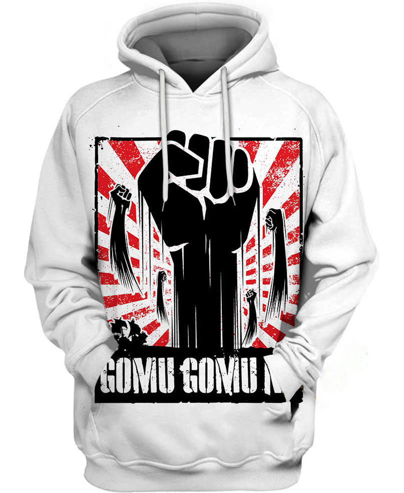 Gomu Gomu No One Piece Hoodie 3D 6 Gomu Gomu No One Piece Hoodie 3D