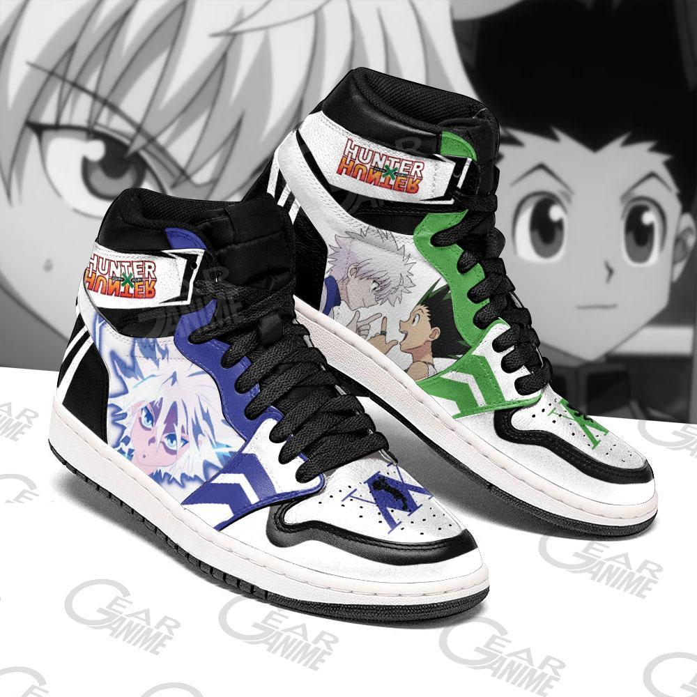Gon And Killua Sneakers Hunter X Hunter Anime Custom Air Jordan Shoes