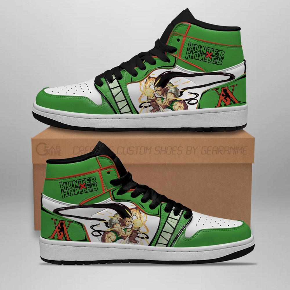 Gon Freecss Hunter X Hunter Sneakers Adult Hxh Anime Air Jordan Shoes