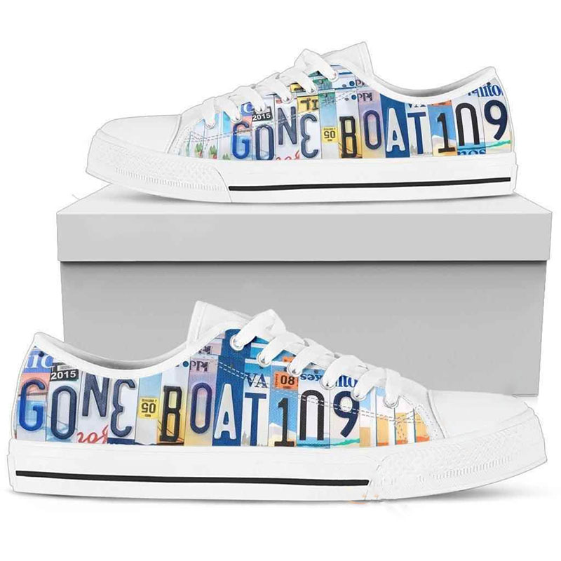 Gone Boating Low Top Shoes