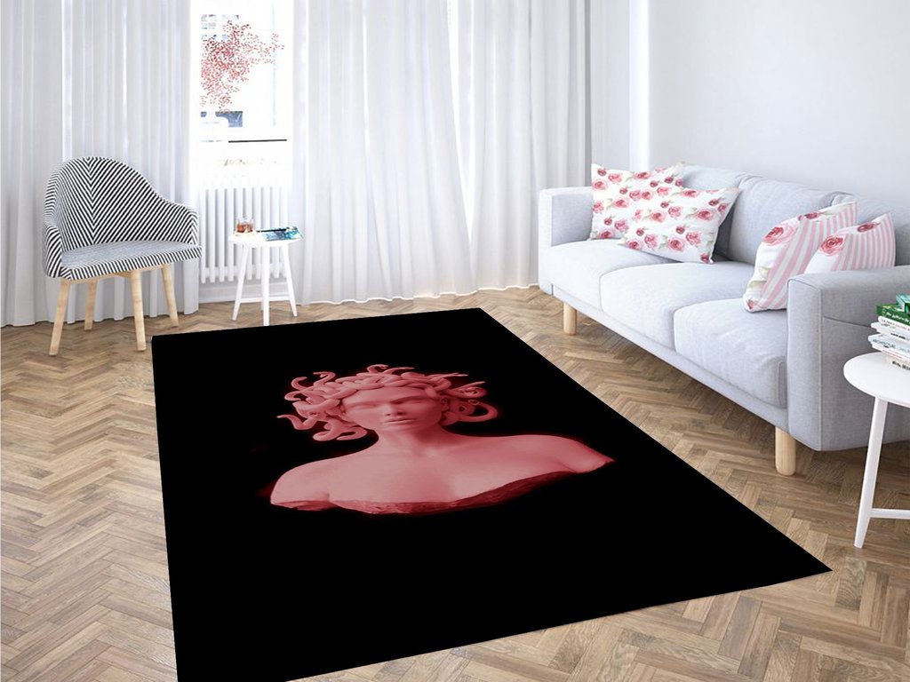 Gorgon City Medusa Head Living Room Modern Carpet Rug 1 Gorgon City Medusa Head Living Room Modern Carpet Rug