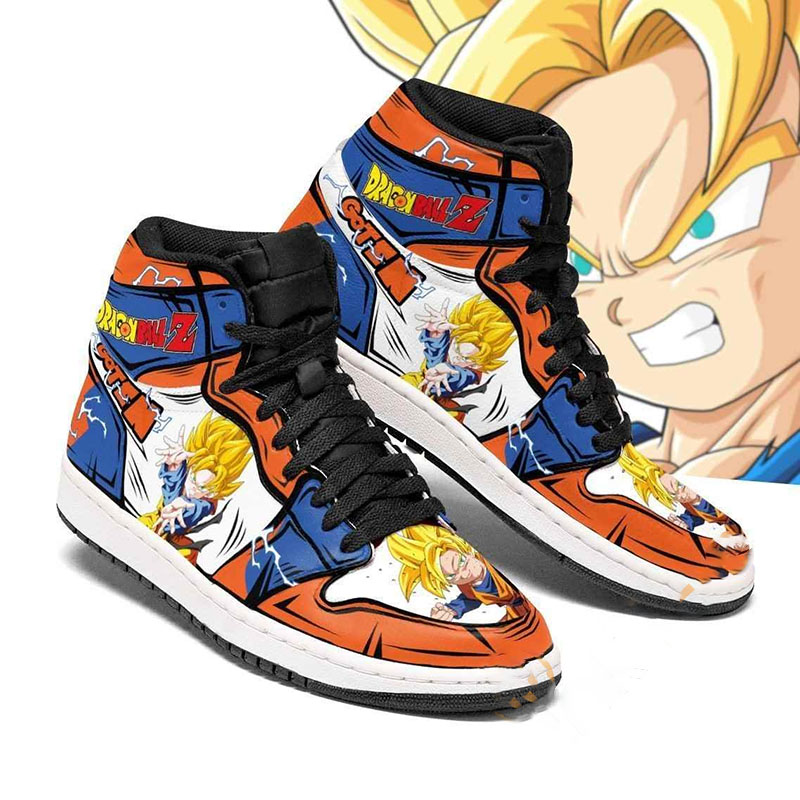 Goten Dragon Ball Z Anime Sneakers Air Jordan Shoes 3 Goten Dragon Ball Z Anime Sneakers Air Jordan Shoes