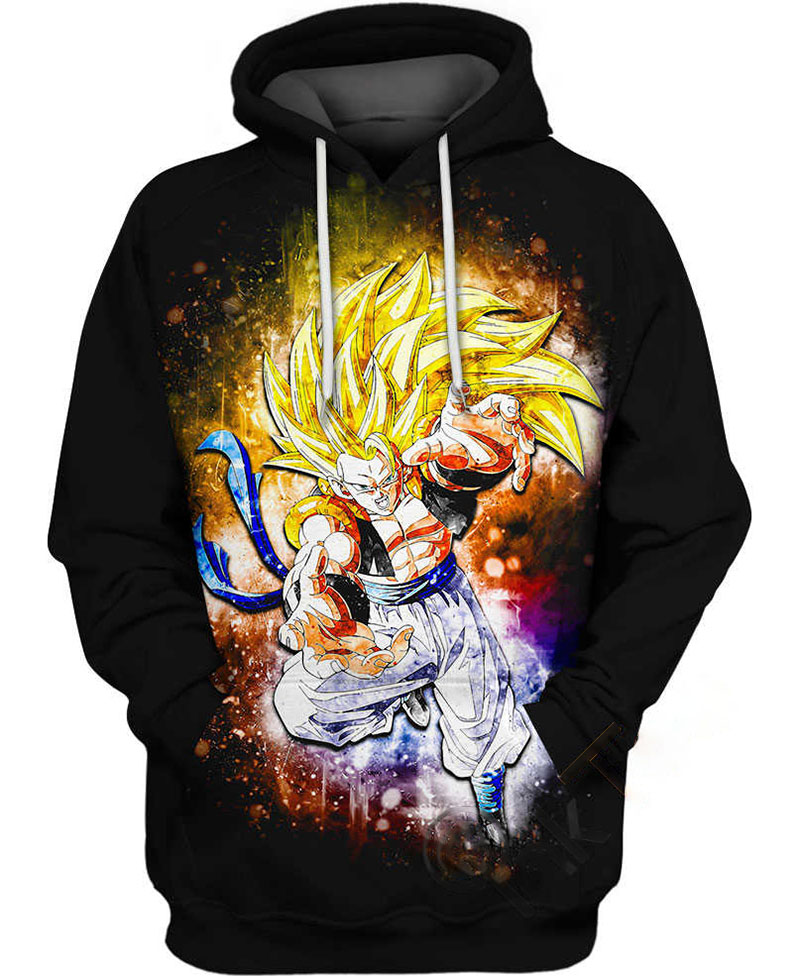 Gotenks Super Saiyan Hoodie 3D