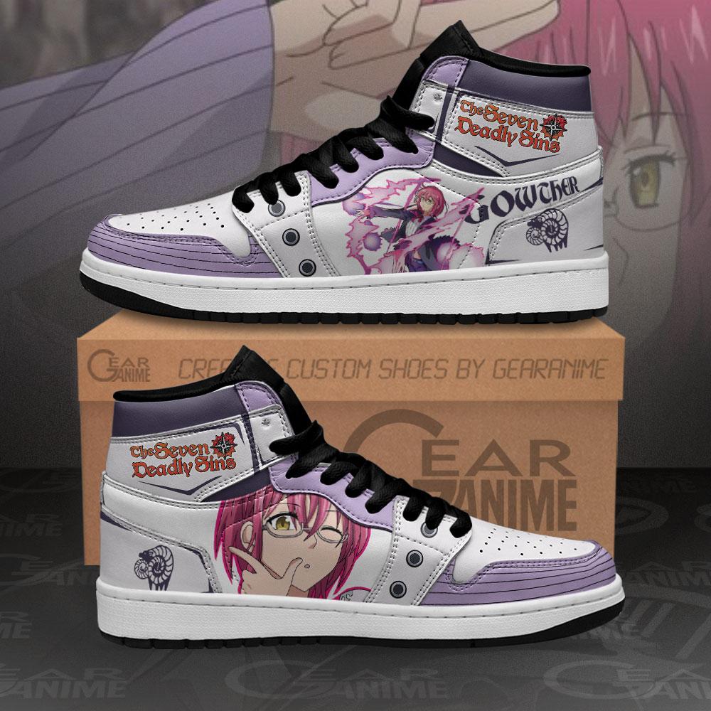 Gowther Sneakers Seven Deadly Sins Anime Air Jordan Shoes 2 Gowther Sneakers Seven Deadly Sins Anime Air Jordan Shoes