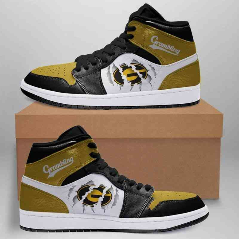 Grambling Tigers Custom Air Jordan Shoes 9 Grambling Tigers Custom Air Jordan Shoes