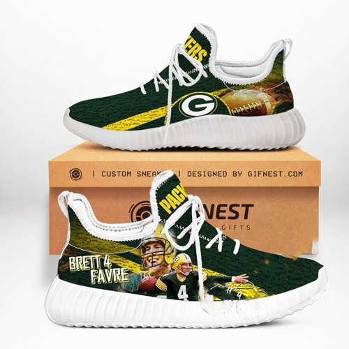 Green Bay Packers Football Team Customize Yeezy Boost