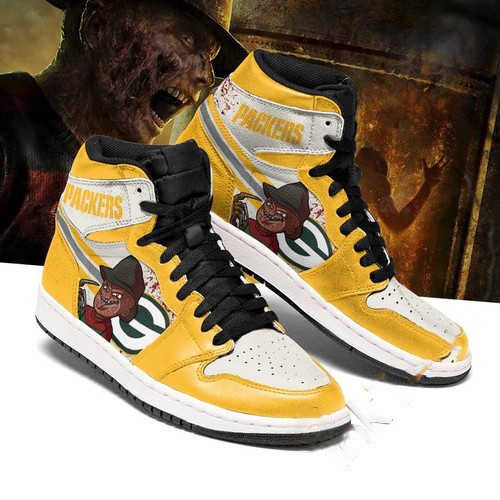 Green Bay Packers Horror Custom Air Jordan Shoes