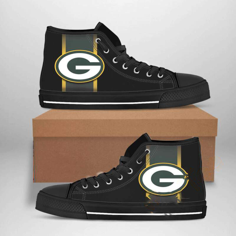 Green Bay Packers NFL Football High Top Shoes