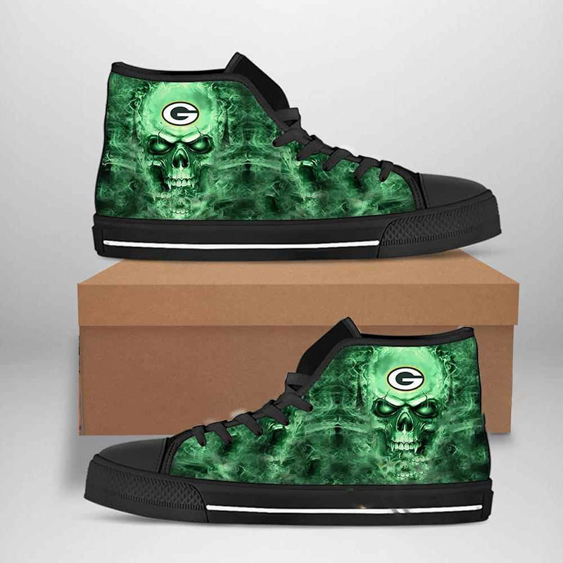 Green Bay Packers Nfl Football High Top Shoes