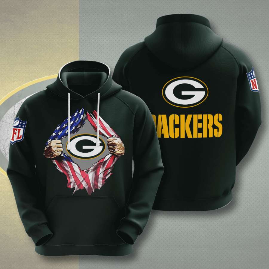 Green Bay Packers Custom Hoodie 3D 6 Green Bay Packers Custom Hoodie 3D