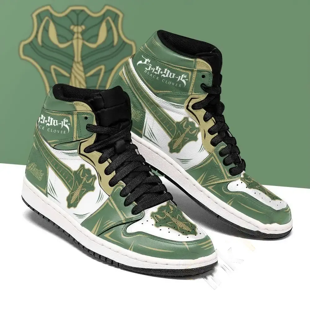 Green Mantis Magic Knight Black Clover Anime Amazon Air Jordan Shoes