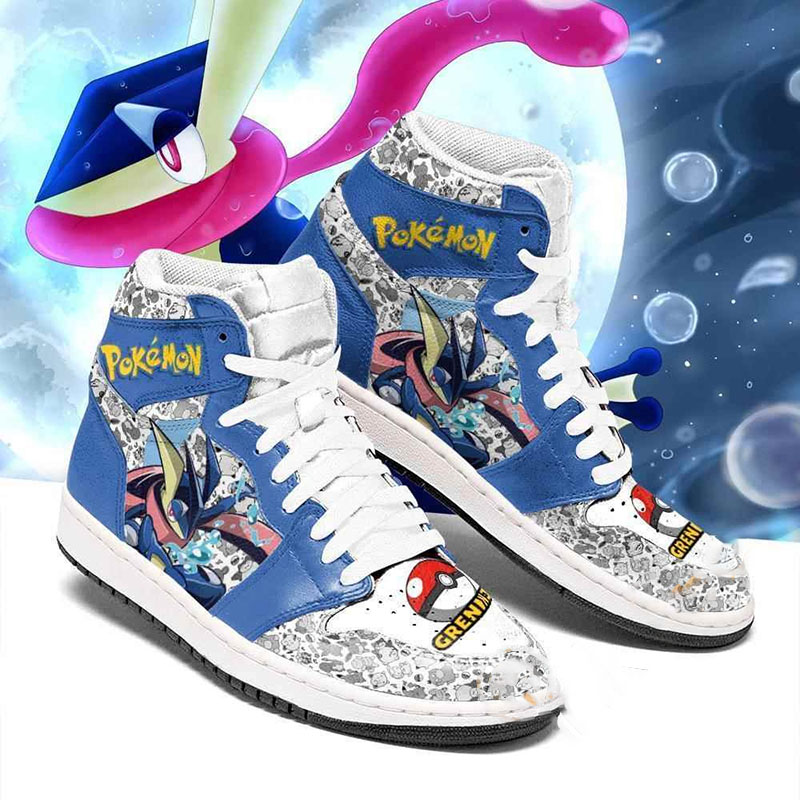 Greninja Cute Pokemon Sneakers Air Jordan Shoes