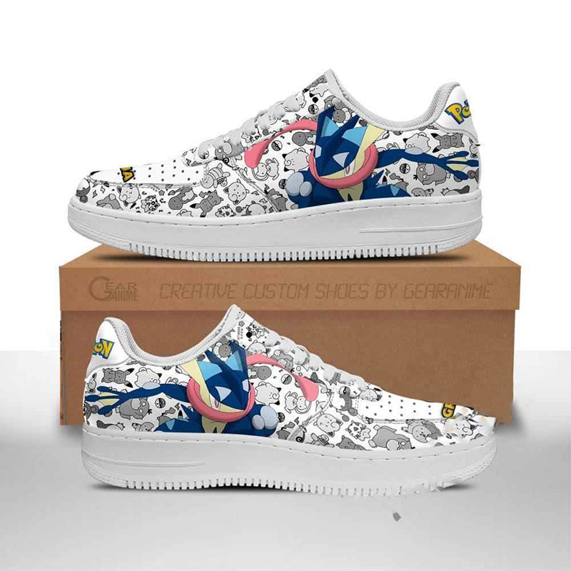 Greninja Pokemon Nike Air Force Shoes 2 Greninja Pokemon Nike Air Force Shoes
