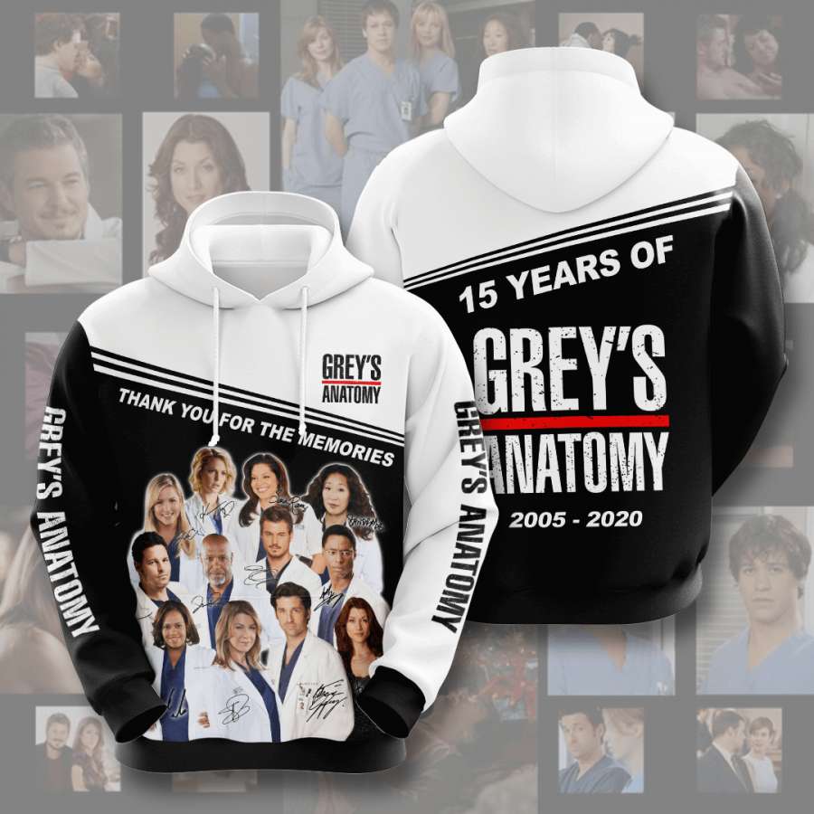 Grey?s Anatomy Custom Hoodie 3D 2 Grey?s Anatomy Custom Hoodie 3D