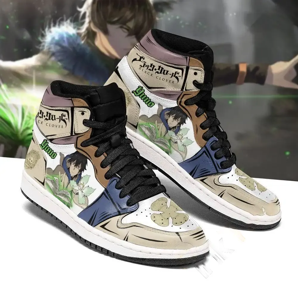 Grimore Yuno Black Clover Anime Shoes Amazon Air Jordan Shoes