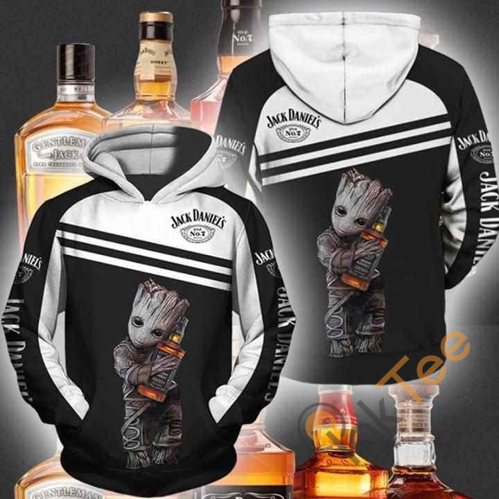 Groot Jack Daniels Hoodie 3d 8 Groot Jack Daniels Hoodie 3d