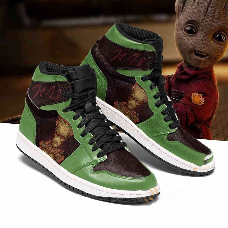 Groot Marvel Custom Air Jordan Shoes 7 Groot Marvel Custom Air Jordan Shoes