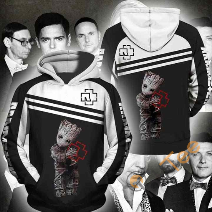 Groot Rammstein Band Fan Hoodie 3d 15 Groot Rammstein Band Fan Hoodie 3d