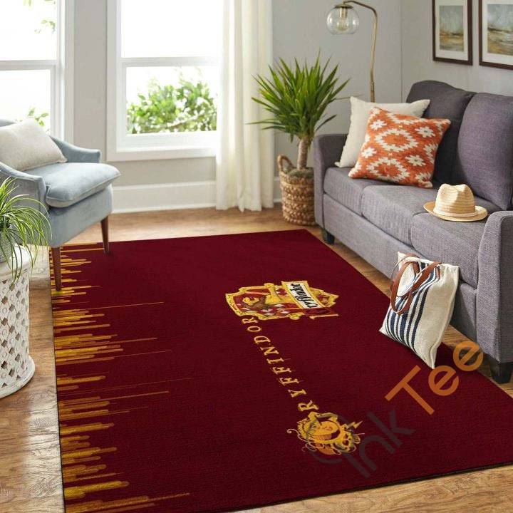 Gryffindor Harry Potter Logo Living Room Carpet Floor Decor Beautiful Gift For Potter’s Fan Rug