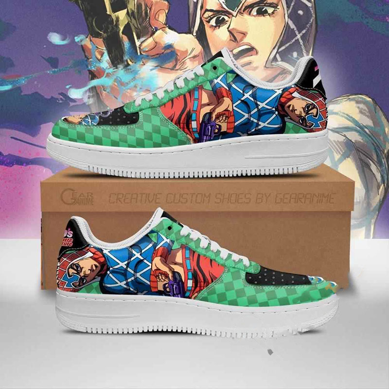 Guido Mista Jojo Anime Nike Air Force Shoes 1 Guido Mista Jojo Anime Nike Air Force Shoes