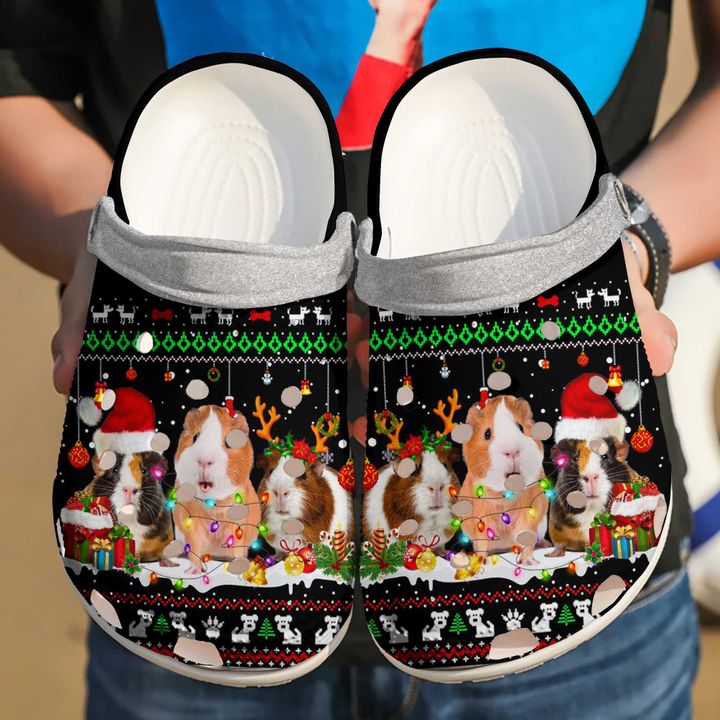 Guinea Pig Christmas Crocs Clog Shoes 1 Guinea Pig Christmas Crocs Clog Shoes