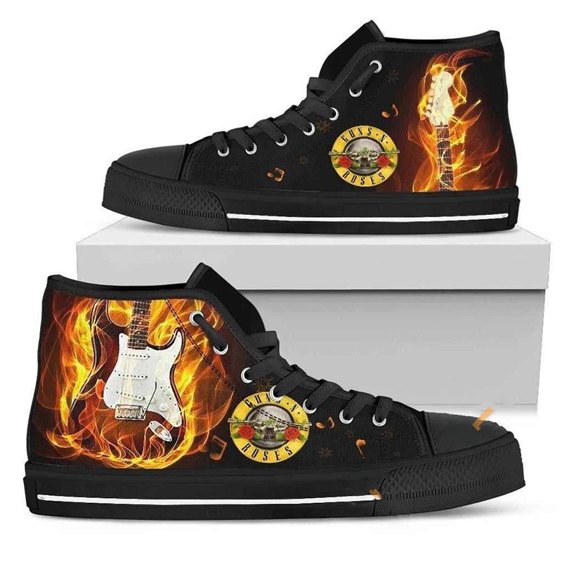 Gun N Rose High Top Shoes