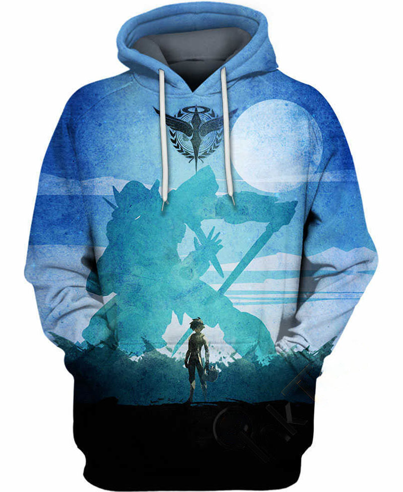 Gundam Exia Setsuna Hoodie 3D 12 Gundam Exia Setsuna Hoodie 3D