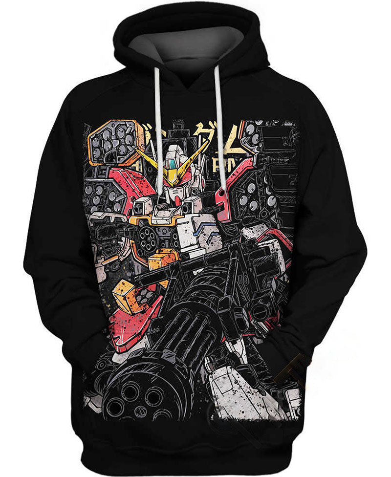 Gundam Heavyarms Hoodie 3D