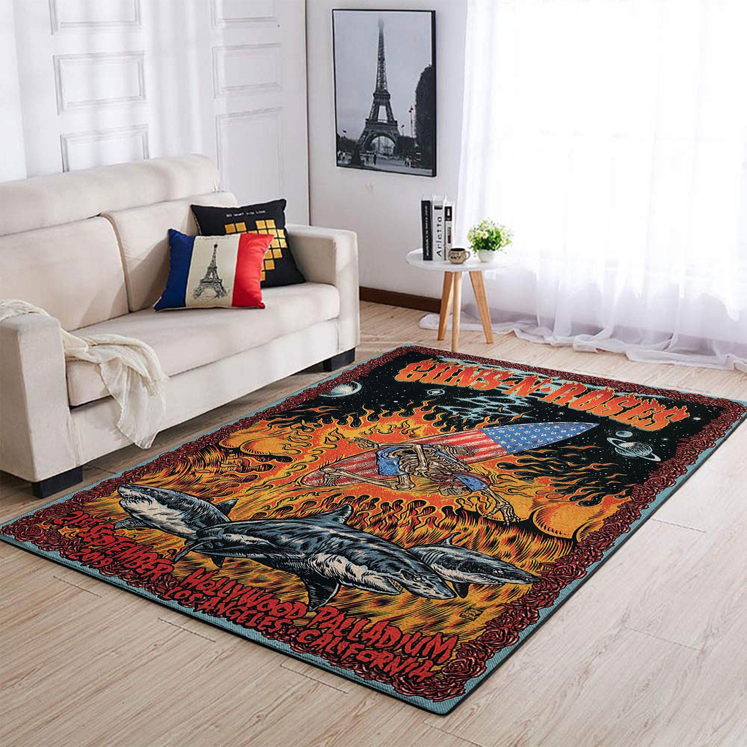 Guns N’ Roses Honolulu 21st September Palladium Rug