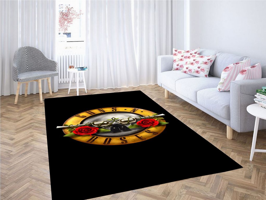 Guns N’ Roses Living Room Modern Carpet Rug