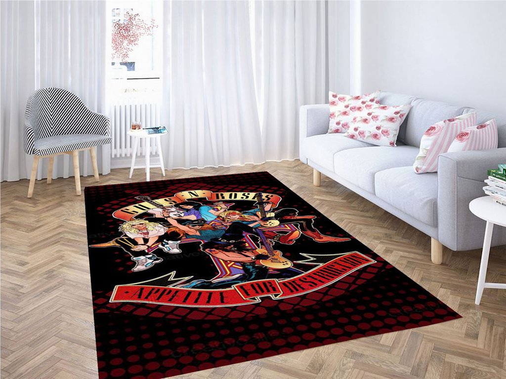 Guns N Roses Wallpaper Living Room Modern Carpet Rug 4 Guns N Roses Wallpaper Living Room Modern Carpet Rug
