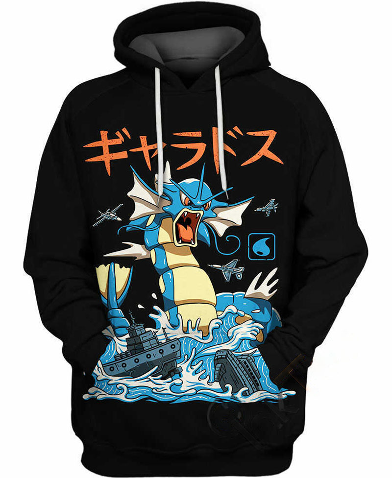 Gyarados-kaiju Hoodie 3D 14 Gyarados-kaiju Hoodie 3D